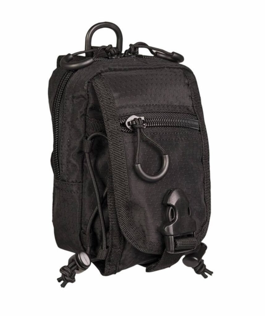 Sidetaske til skoletaske | til mobil, pung og nøgler - Sort