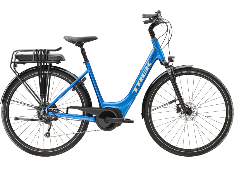 Trek Verve+ 2 Lowstep Alpine Blue - Elcykel - 2023