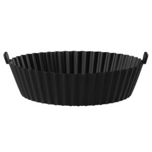 Silikoneform til airfryer 18,5x14,5 cm, sort