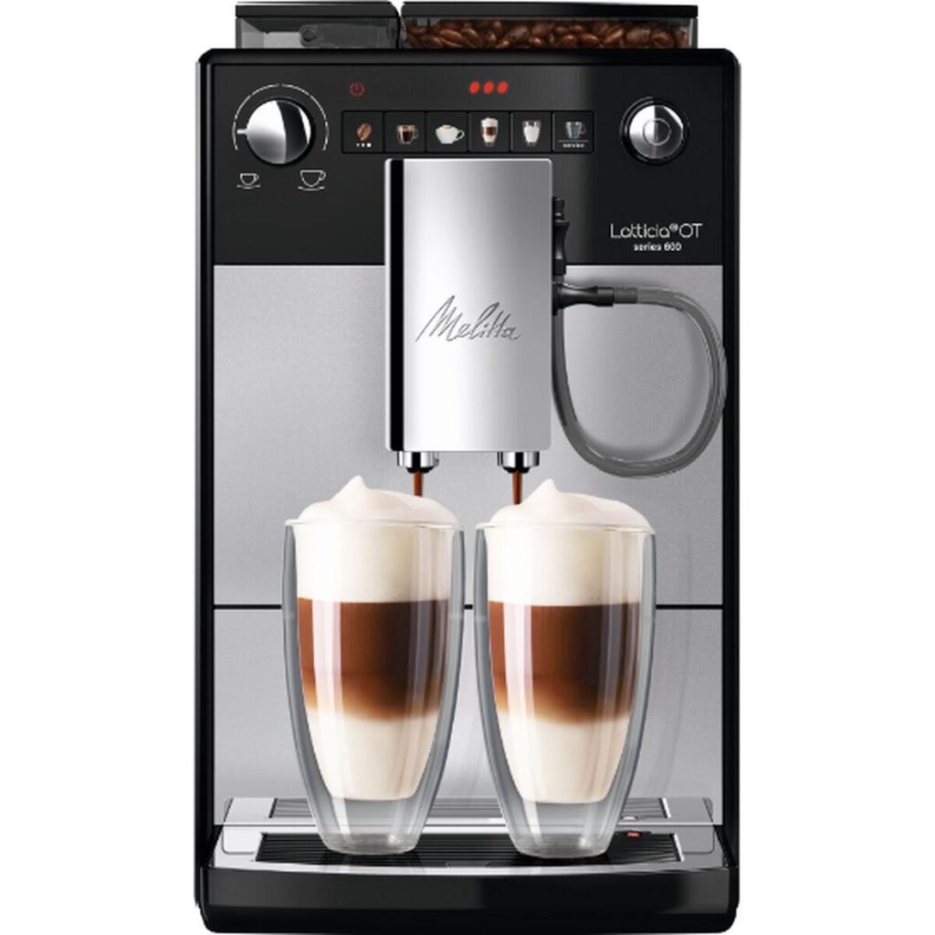 Superautomatisk kaffemaskine Melitta Latticia F300-101 Sort Sølvfarvet 1450 W 1,5 L