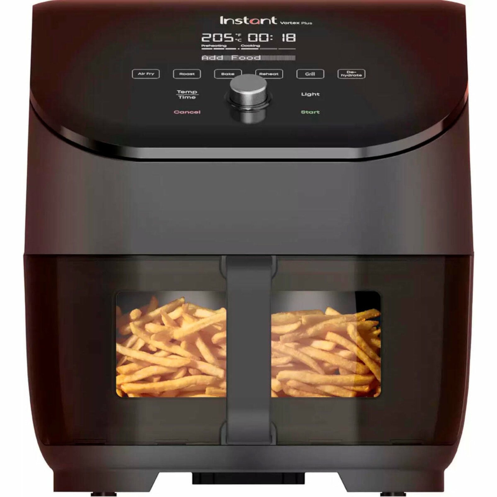 Vortex Plus ClearCook airfryer 5,7 liter, sort