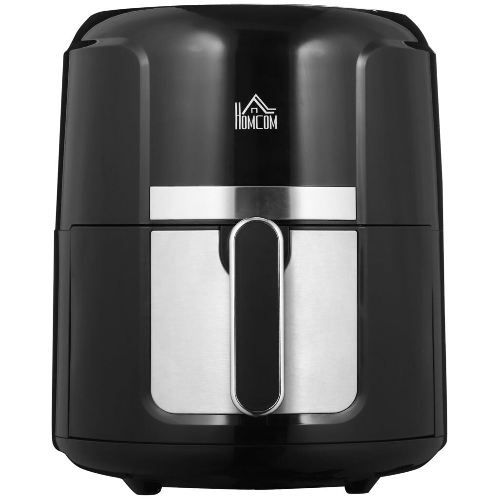 4L airfryer, 12 programmer, 80-200Â°c temperatur, non-stick belægning, sort