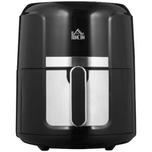 4L airfryer, 12 programmer, 80-200Â°c temperatur, non-stick belægning, sort
