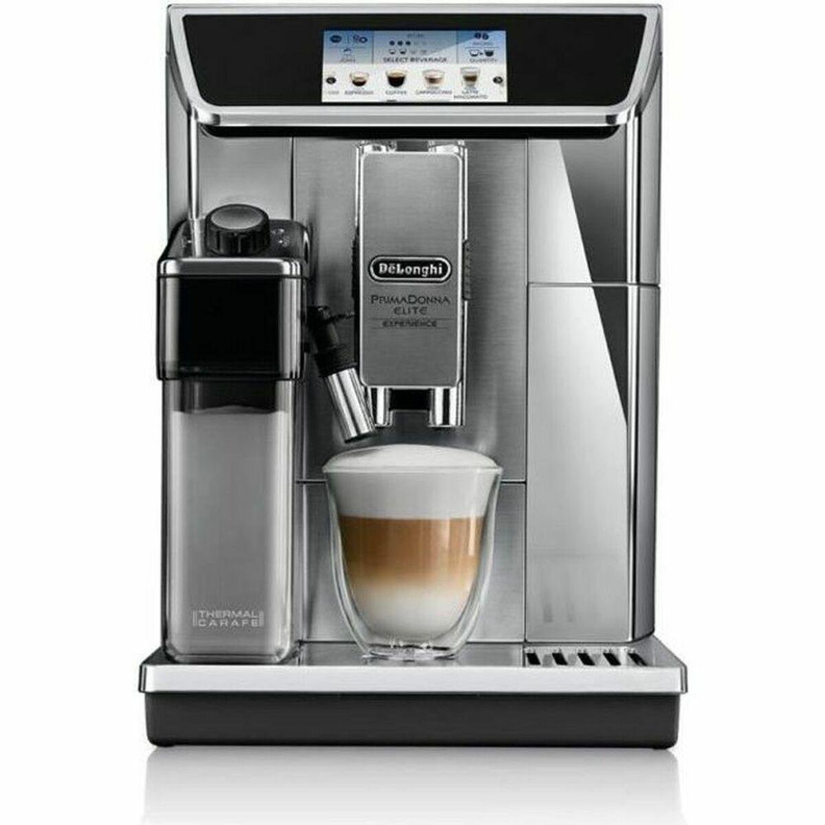 DeLonghi ECAM650.85.MS superautomatisk kaffemaskine, 1450 W, grå 1 l