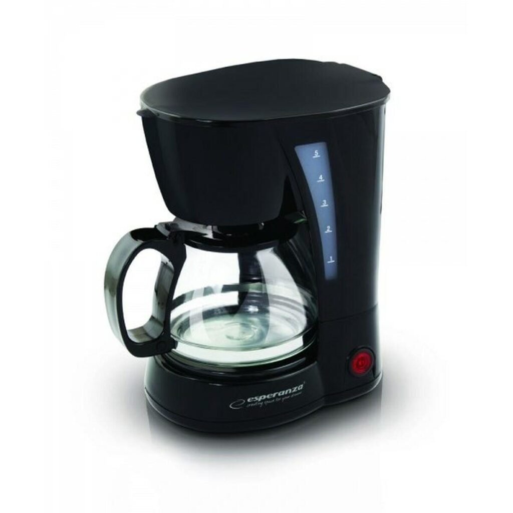 Esperanza EKC006 kaffemaskine - sort, 650 W, 0,6 l