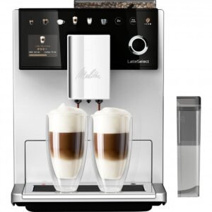 Melitta F630-212 LatteSelect superautomatisk kaffemaskine - sølv, 1,8 l, 15 bar