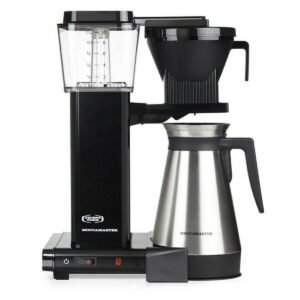 Moccamaster KBGT 741 kaffemaskine - hvid/sort, 1,25 l, 1.450 W