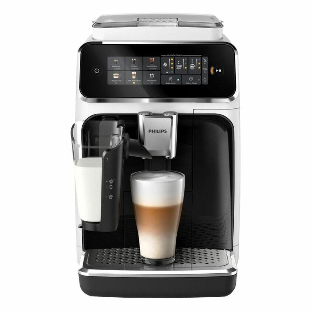Philips EP3343/50 superautomatisk kaffemaskine - hvid/sort, 1,8 l, 275 g