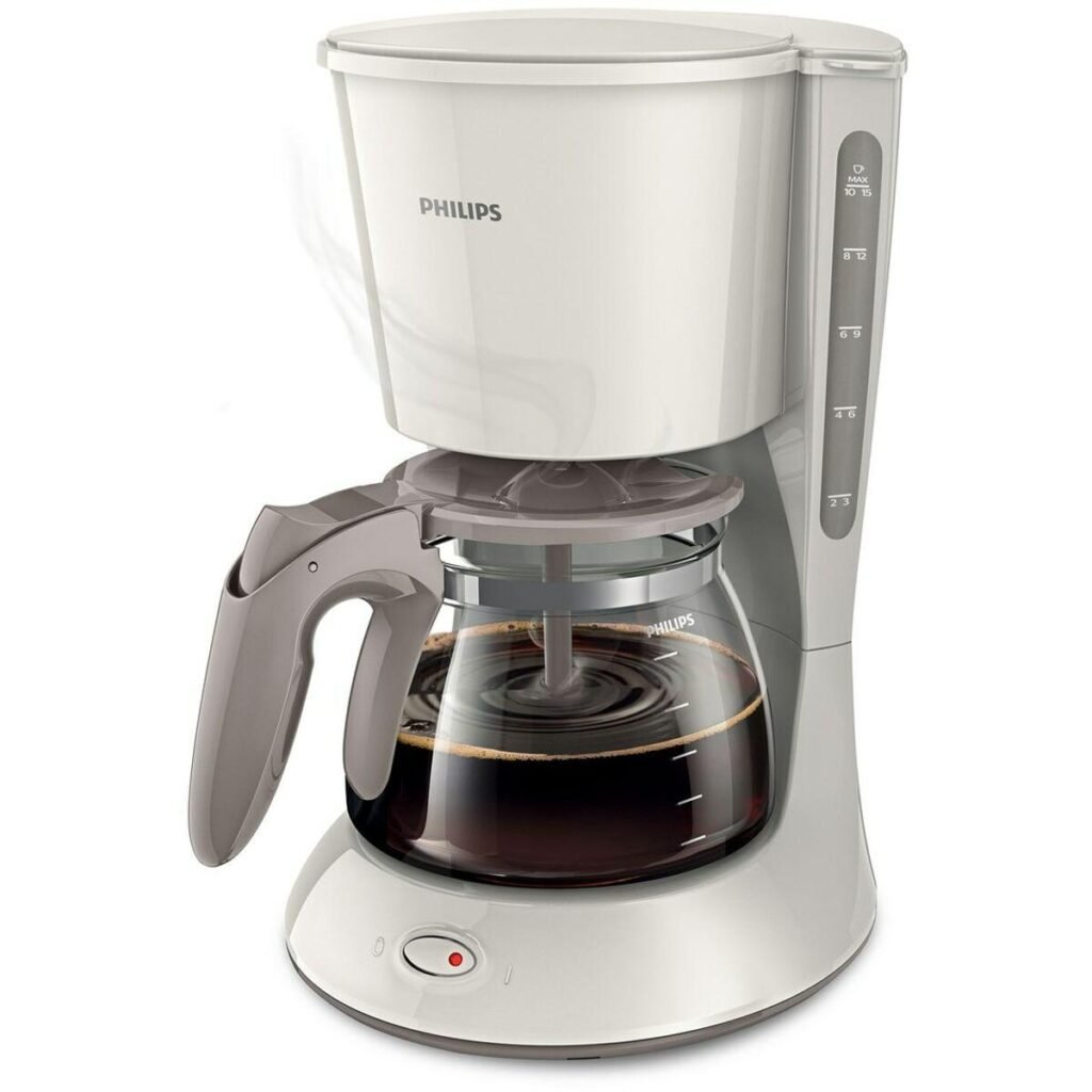 Philips HD7461/00 kaffemaskine - 1,2 l, 1.000 W, hvid/beige