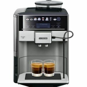 Siemens AG EQ.6 Plus TE655203RW superautomatisk kaffemaskine, 19 bar, 1,7 l - Sort/Grå/Sølv
