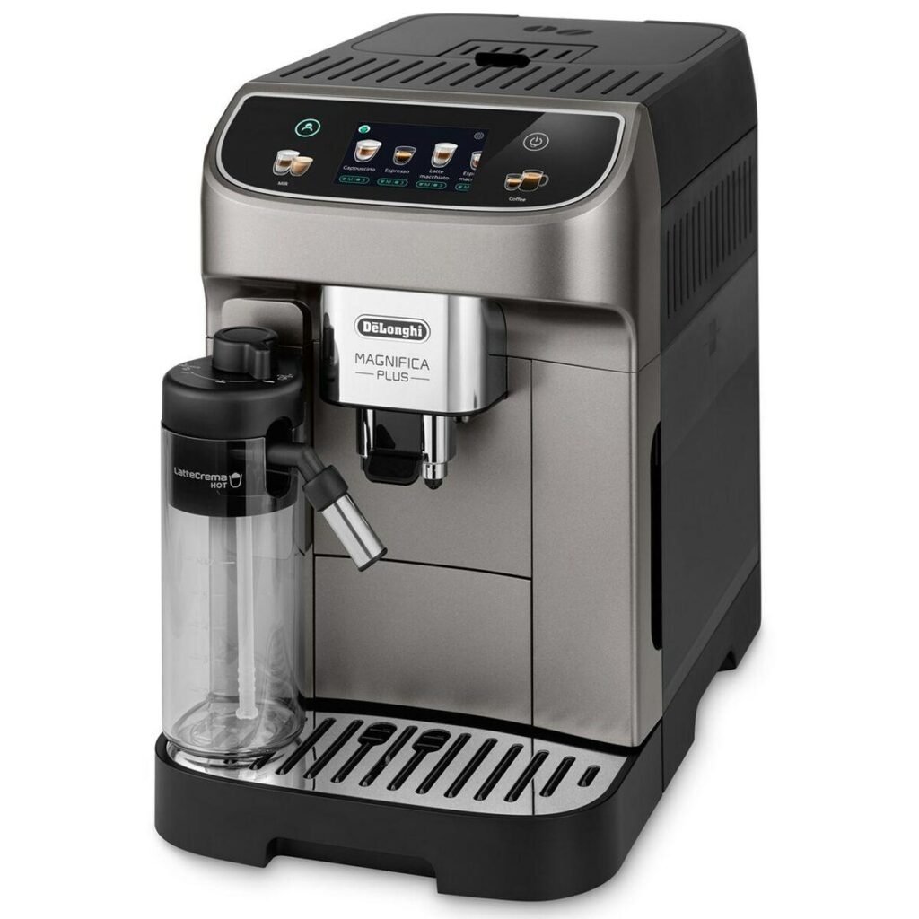 DeLonghi ECAM 320.70.TB superautomatisk kaffemaskine, sort titanium (1,9 l)