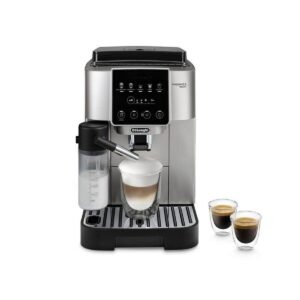 Kaffemaskine fuldautomatisk DeLonghi Magnifica Start ECAM 220.80 SB, sølv/sort