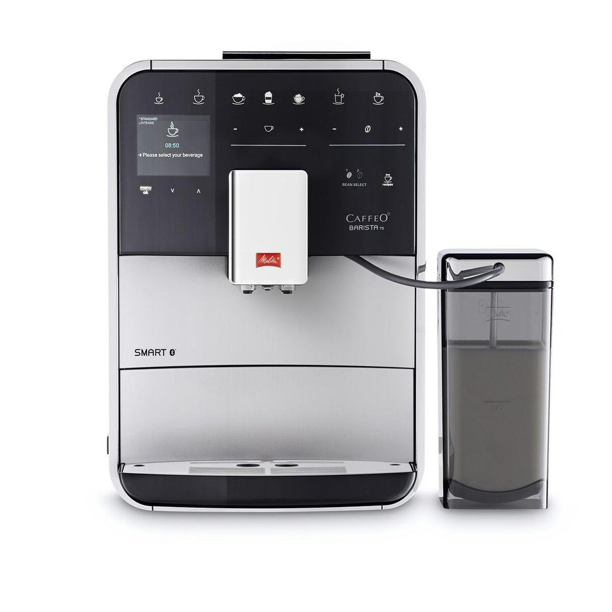 Melitta Barista Smart TS - superautomatisk kaffemaskine, sort/sølv, 1450 W, 15 bar, 1,8 l