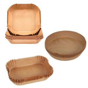 Airfryer Papirforme - Flere varianter - 100 stk - Firkantet