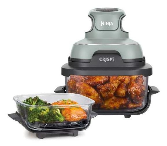 Airfryer Ninja CRISPi Single 3,8 l, 1.700 W (grøn/grå/transparent)
