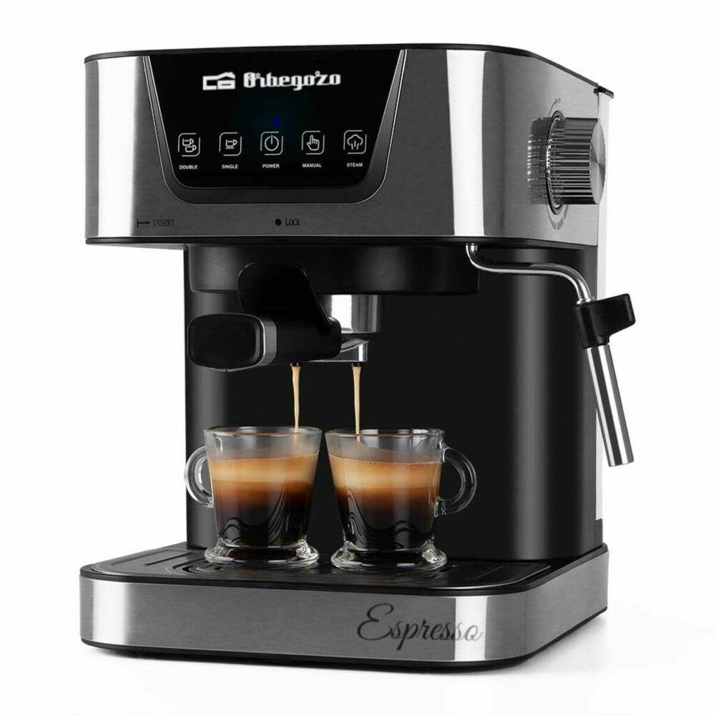 Kaffemaskine espresso Orbegozo 17535 - sort, 1.050 W, 1,5 l