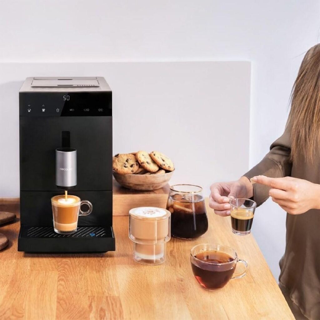 Kaffemaskine fuldautomatisk 1,7 l - sort