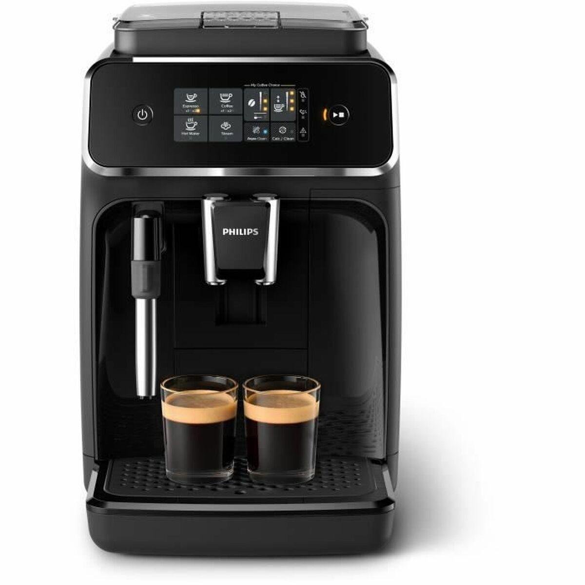 Philips EP2225/10 superautomatisk kaffemaskine - sort/grå, 1,8 l, 15 bar