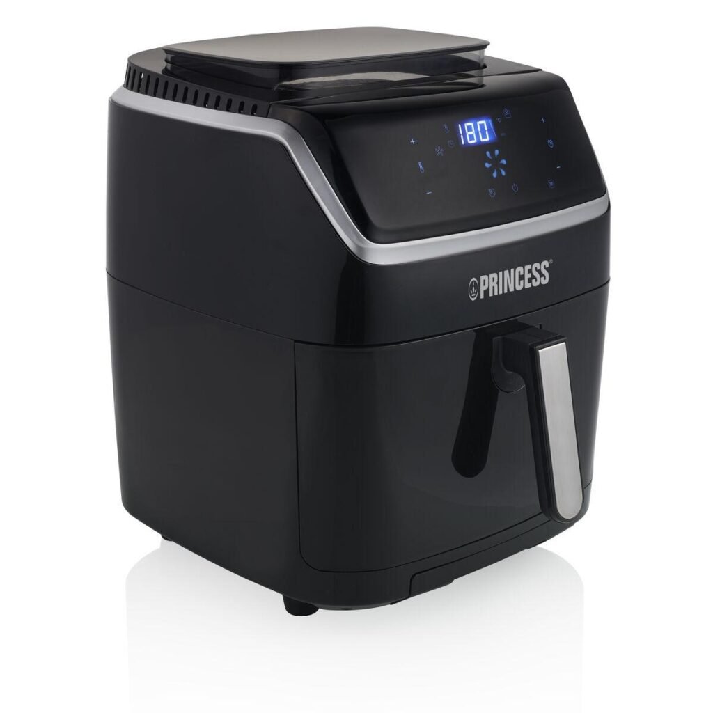 Princess 182080 airfryer 6,5 L - 1.700 W, sort med dampfunktion