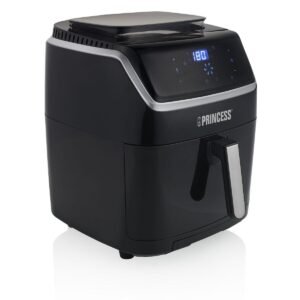 Princess 182080 airfryer 6,5 L - 1.700 W, sort med dampfunktion
