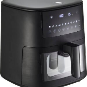 Airfryer M/vindue 1650 Watt 6,5 Liter Mat Sort