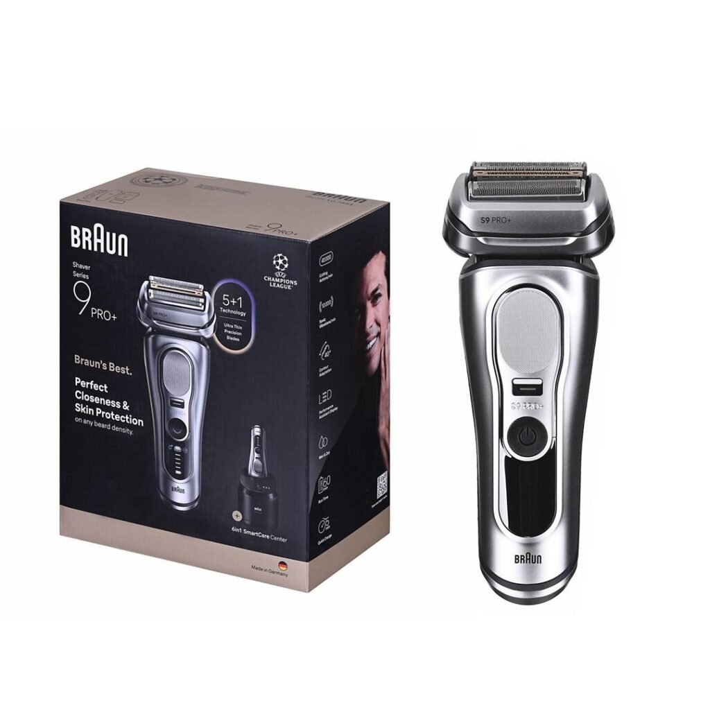 Barbermaskine folie Braun Series 9 Pro+ 9667CC, sølv