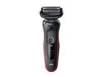 Braun Series 5 barbermaskine trådløs, sort/rød