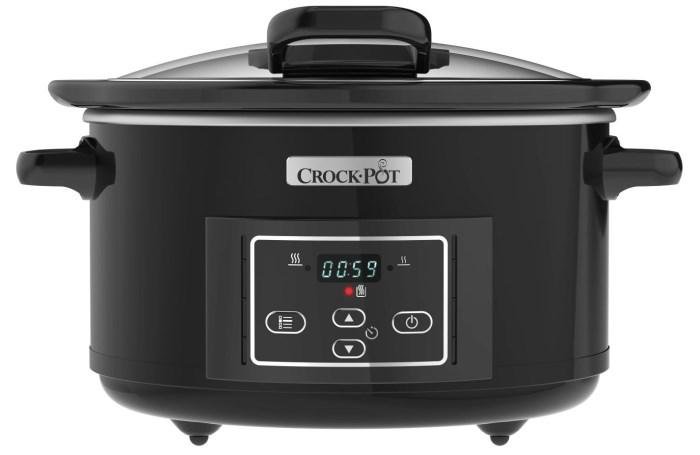 Slow cooker Crock-Pot CSC052X 4,7 l digital timer og hold-varm