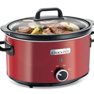 Slow cooker Crock-Pot SCV400RD 3,5 l, rød/sort