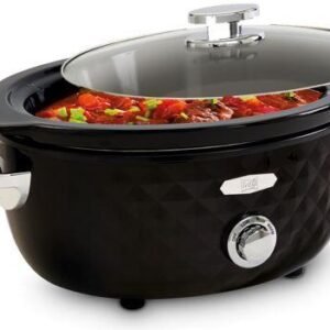 Slow cooker FRITEL Family 5,5 liter sort/krom